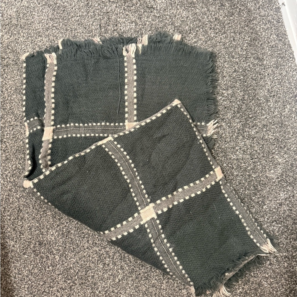 Lulu's Pink and Gray Scarf Wrap